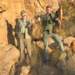 Rock hyrax (Dassie) hunting Namibia