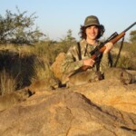 Rock hyrax (Dassie) hunting Namibia